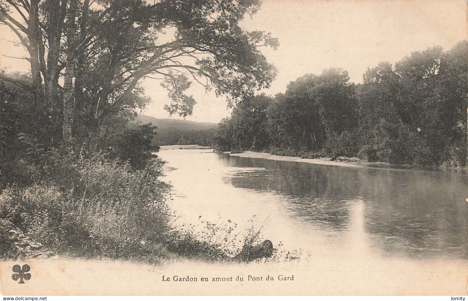 30 Le Gardon En Amont Du Pont Du Gard CPA - Other & Unclassified