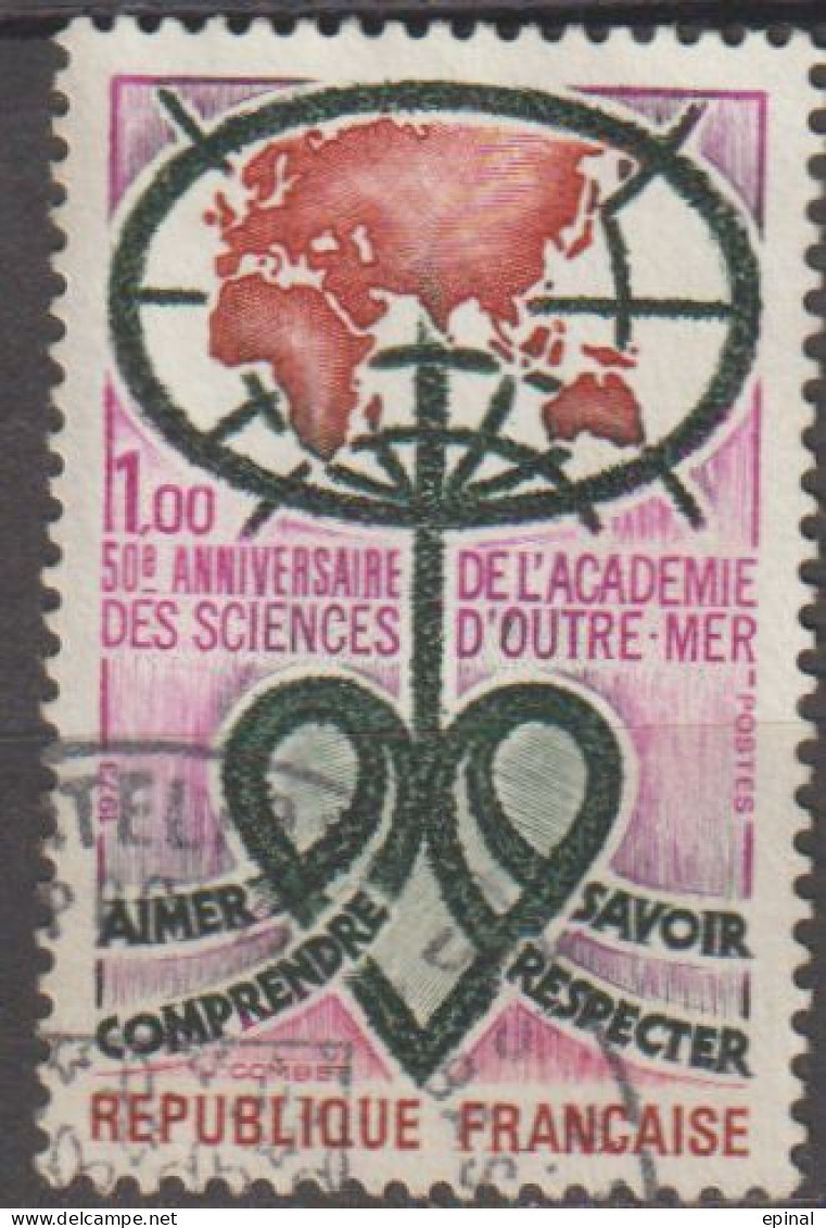 FRANCE : N° 1760 Oblitéré (Académie Des Sciences D'outremer) - PRIX FIXE - - Used Stamps