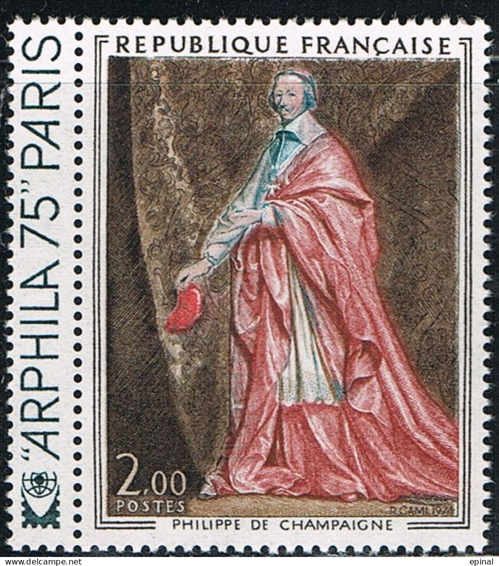 FRANCE : N° 1766 ** Avec Vignette ("Cardinal De Richelieu", De Philippe De Champaigne) - PRIX FIXE - - Neufs