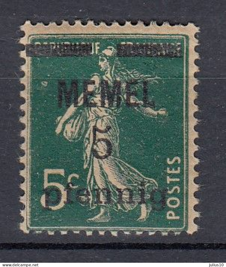 MEMEL 1920 Used(o) Mi 18 #MM7 - Memel (Klaïpeda) 1923