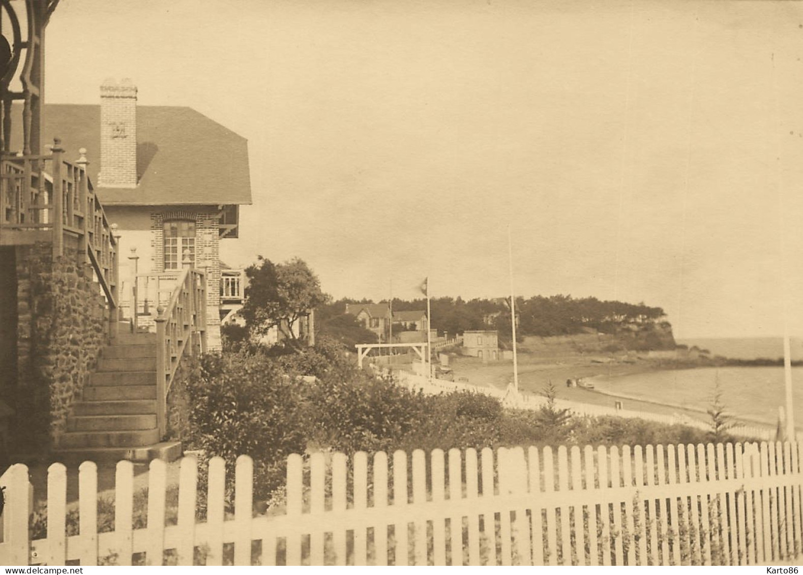 Noirmoutier * RARE Photo Circa 1895/1910 * Villas Châlets * 17x12cm - Noirmoutier