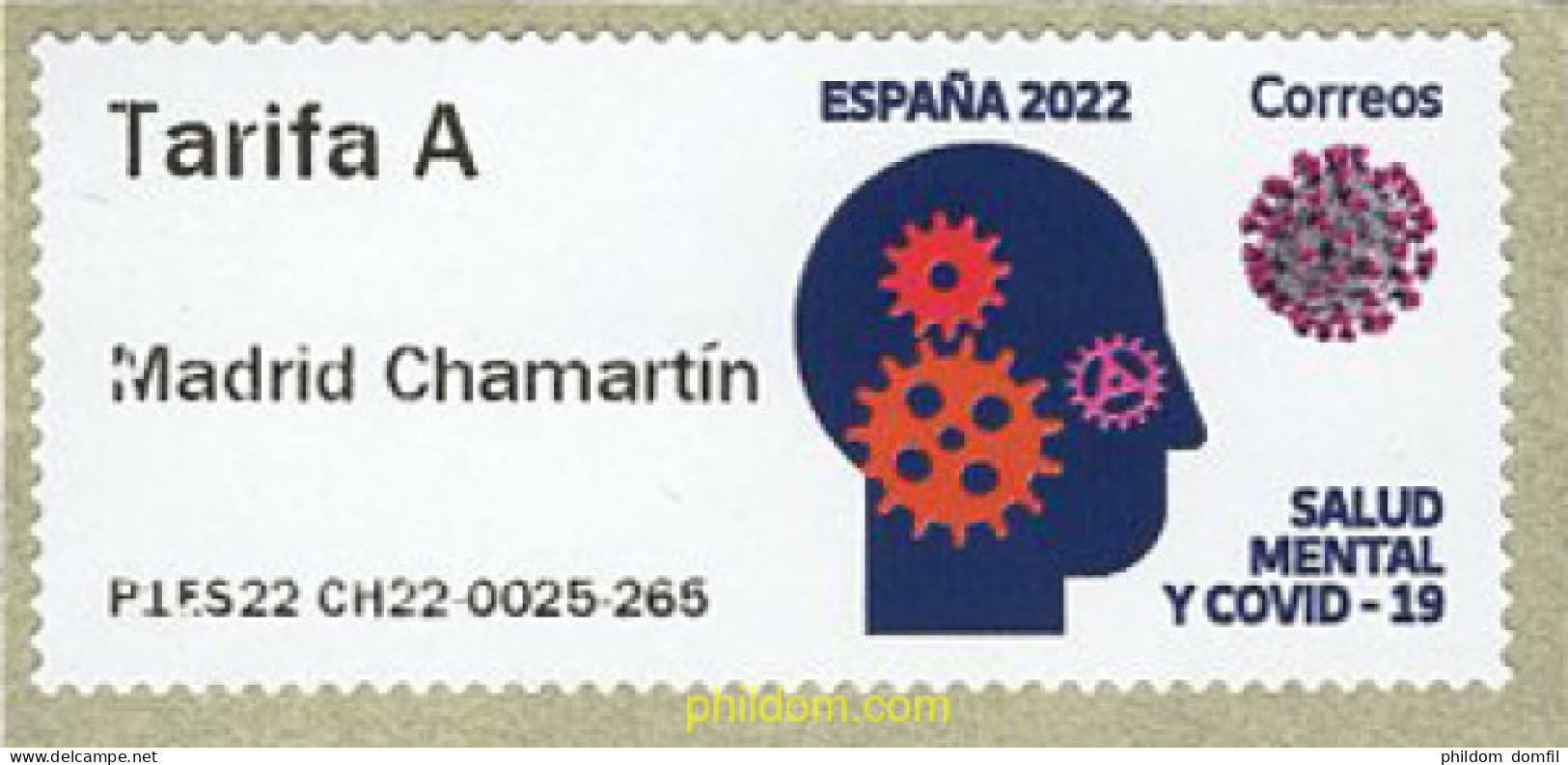 691498 MNH ESPAÑA 2022 SALUD MENTAL Y COVID-19 - Ongebruikt