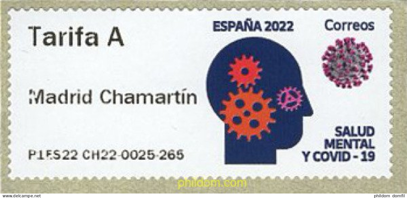 691498 MNH ESPAÑA 2022 SALUD MENTAL Y COVID-19 - Unused Stamps