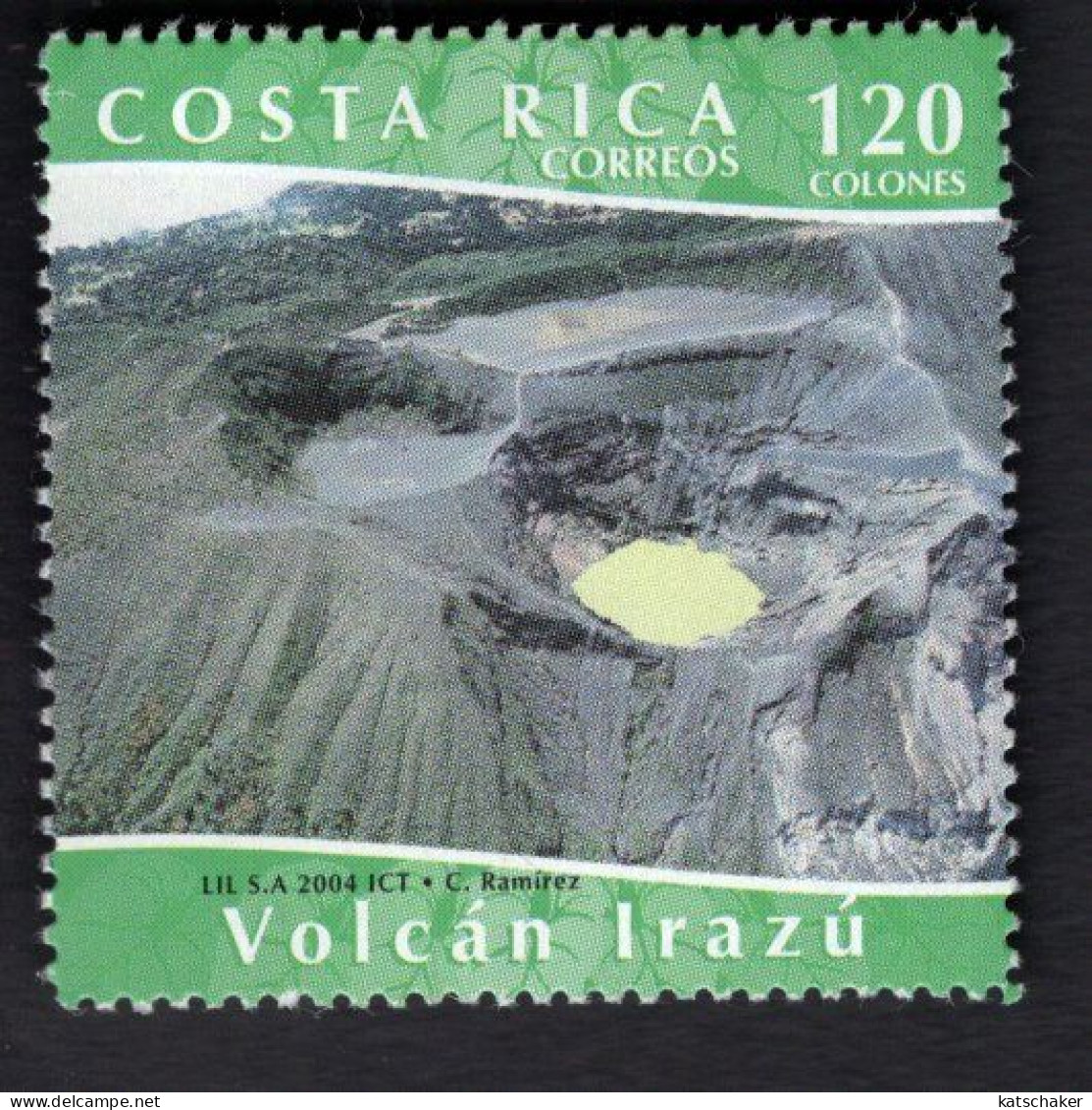 2030078921 2005 (XX) SCOTT 578A POSTFRIS MINT NEVER HINGED - VOLCANOES - Costa Rica