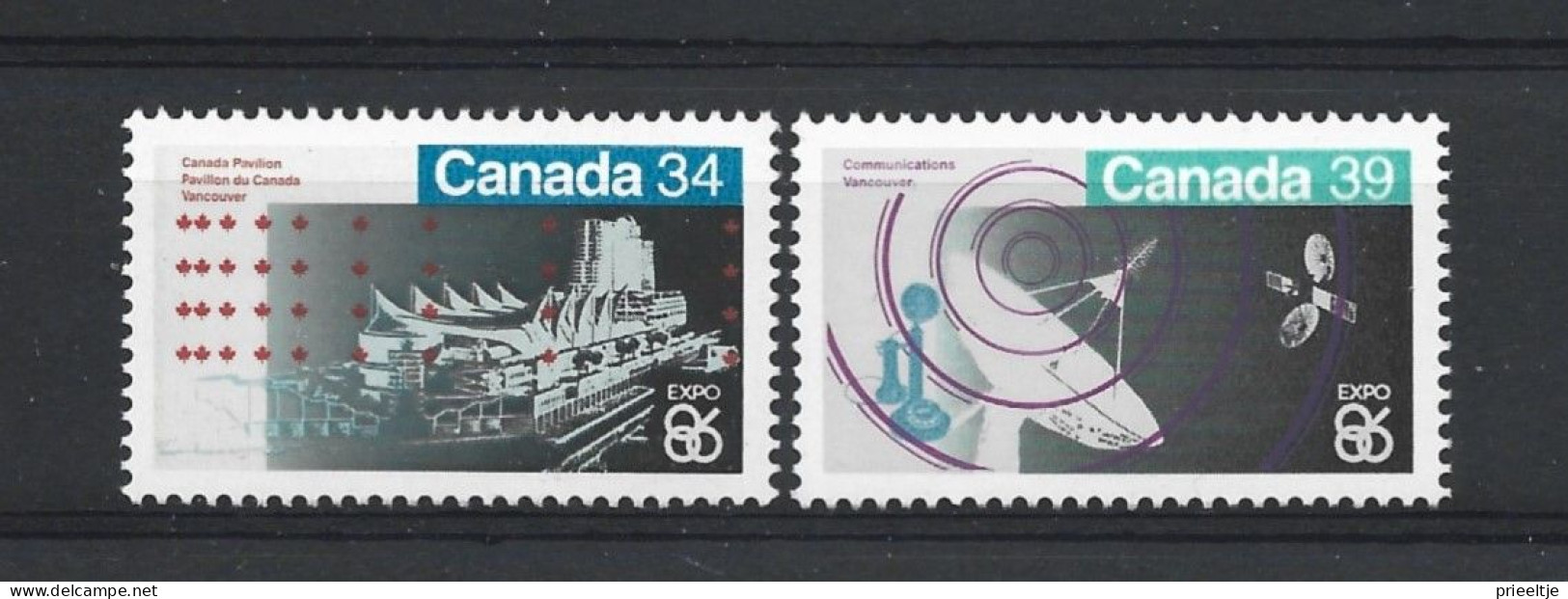 Canada 1986 Vancouver Expo Y.T. 947/948 ** - Unused Stamps