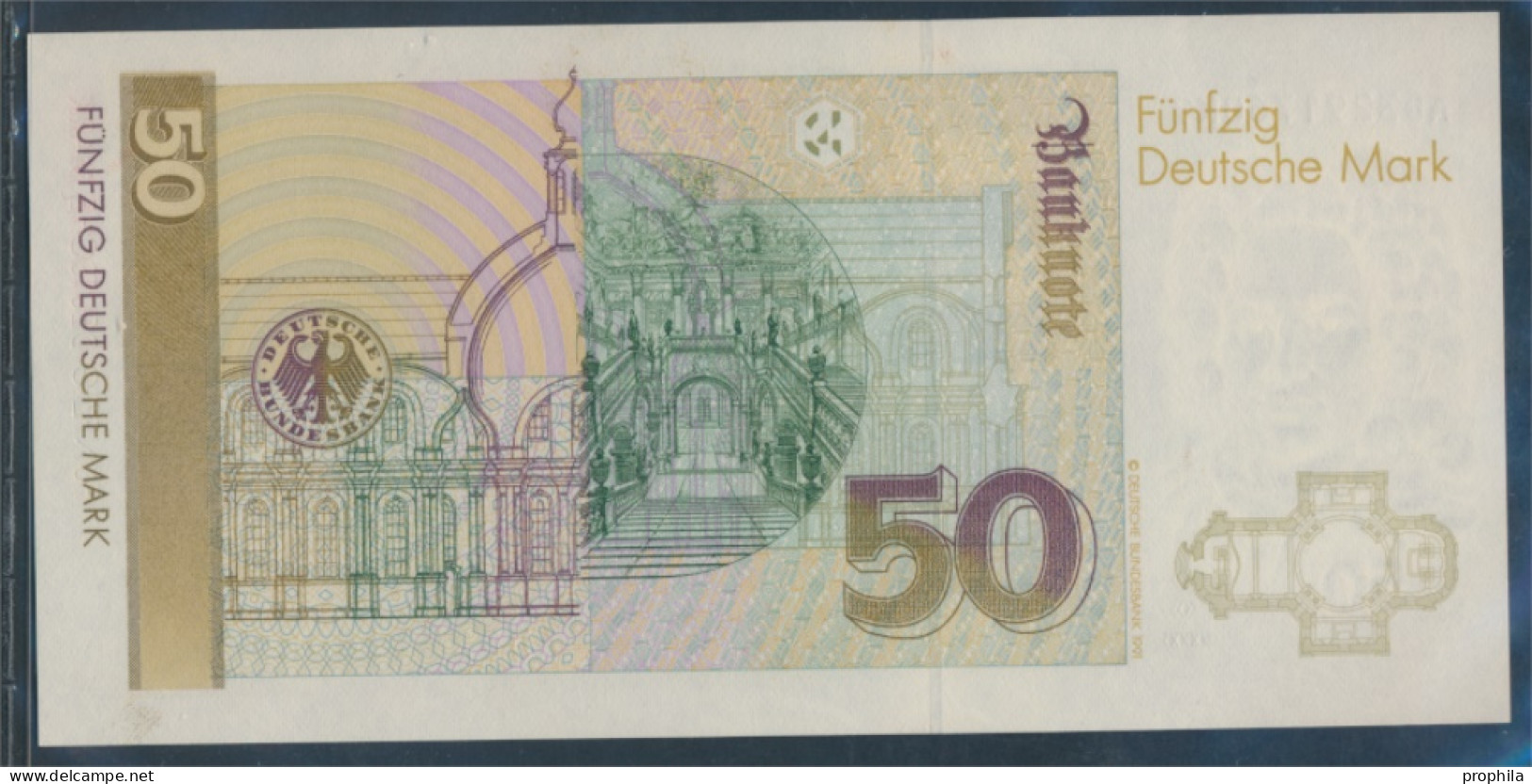 BRD Rosenbg: 293a Serien: AD Bankfrisch 1989 50 Deutsche Mark (10288331 - 50 Deutsche Mark