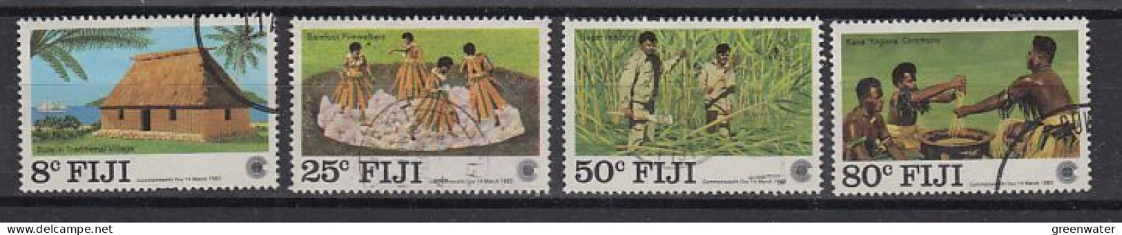 Fidji  1983 Commonwealth Day 4v Used  (59831A) - Fiji (1970-...)