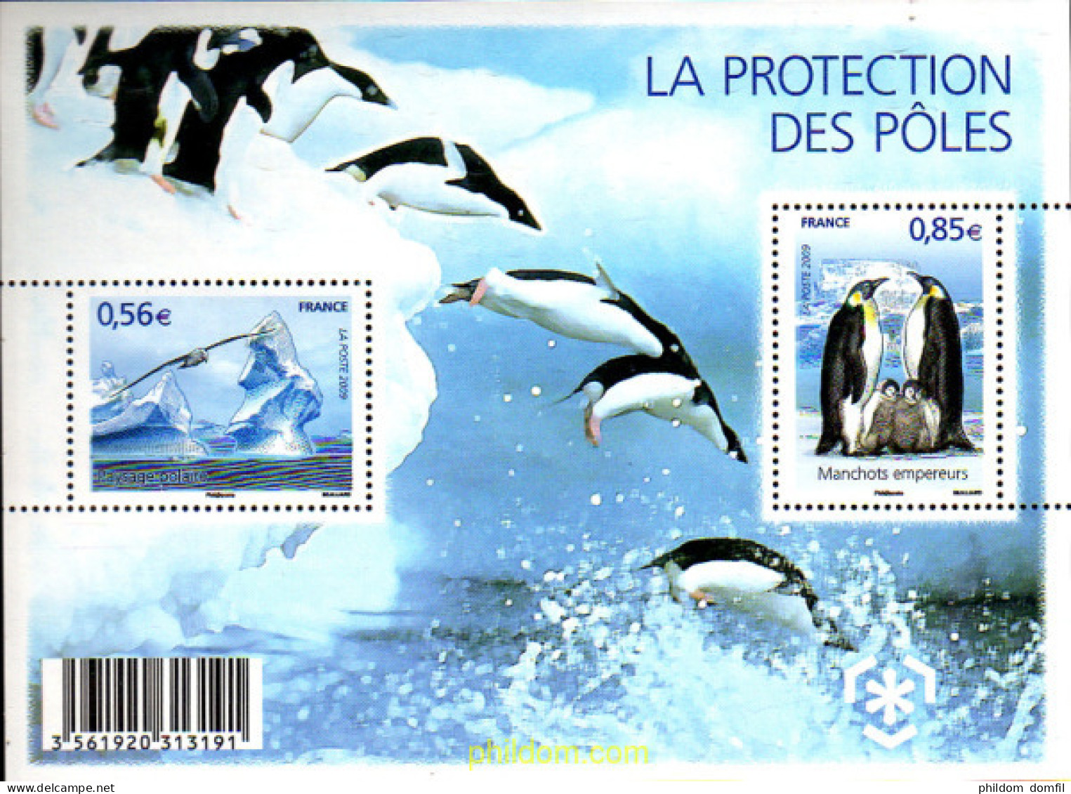 227007 MNH FRANCIA 2009 PROTECCION DE LOS GLACIARES - Sonstige & Ohne Zuordnung