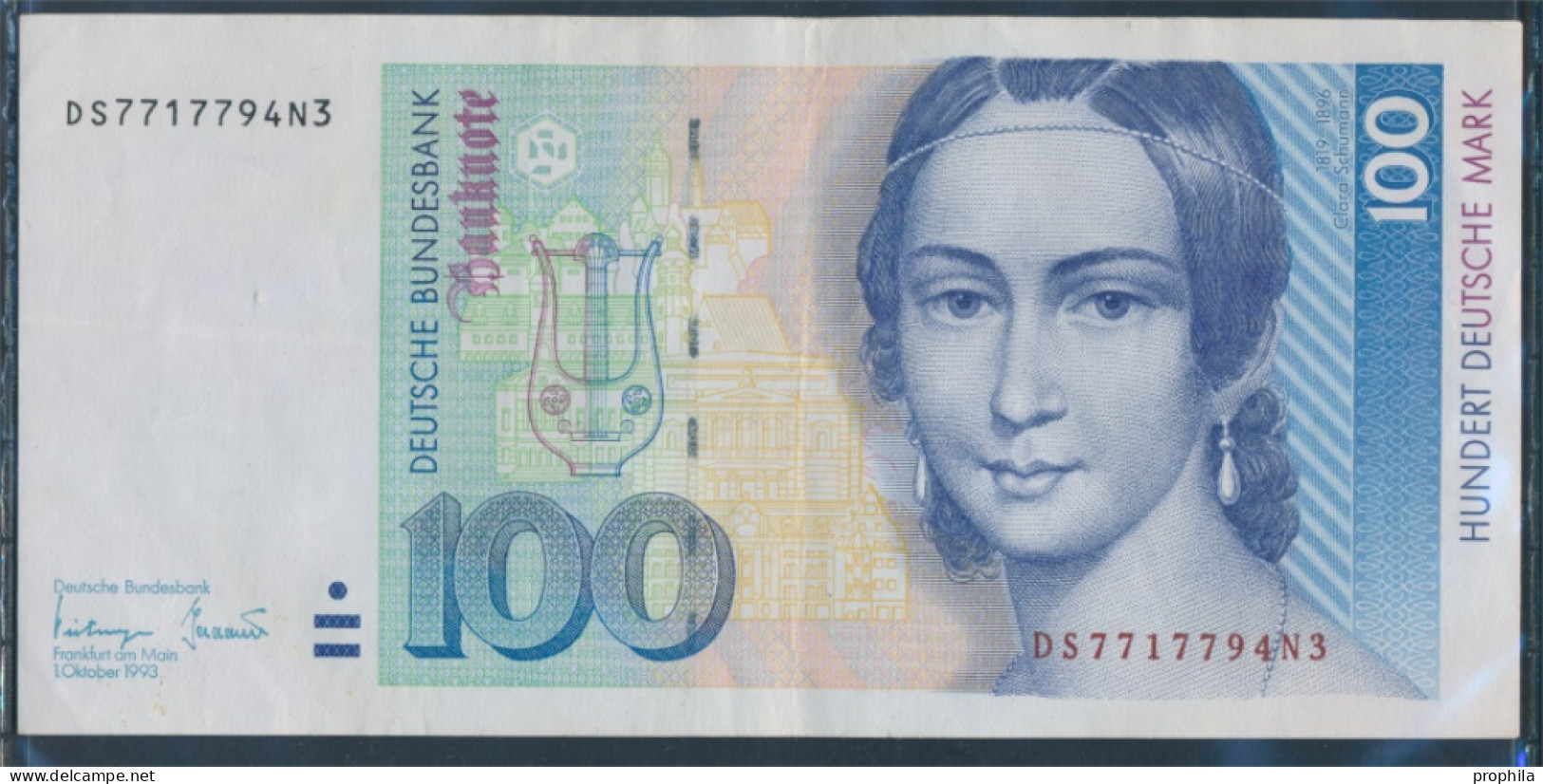 BRD Rosenbg: 306a Serie: DS Gebraucht (III) 1993 100 Deutsche Mark (10288309 - 100 Deutsche Mark