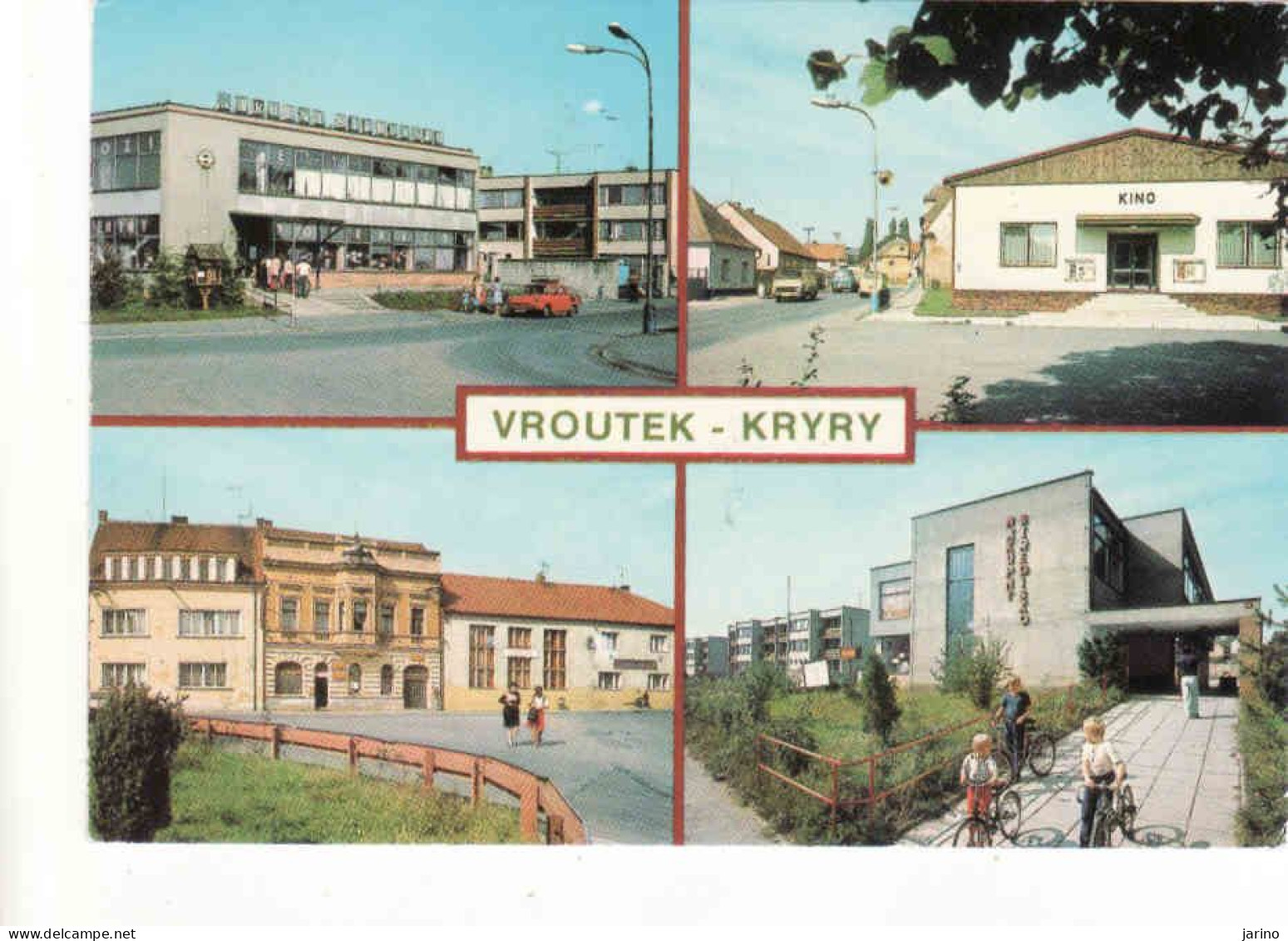 Czech Republic, Vroutek - Kryry, Kino, Okres Louny, Used 1989 - Czech Republic