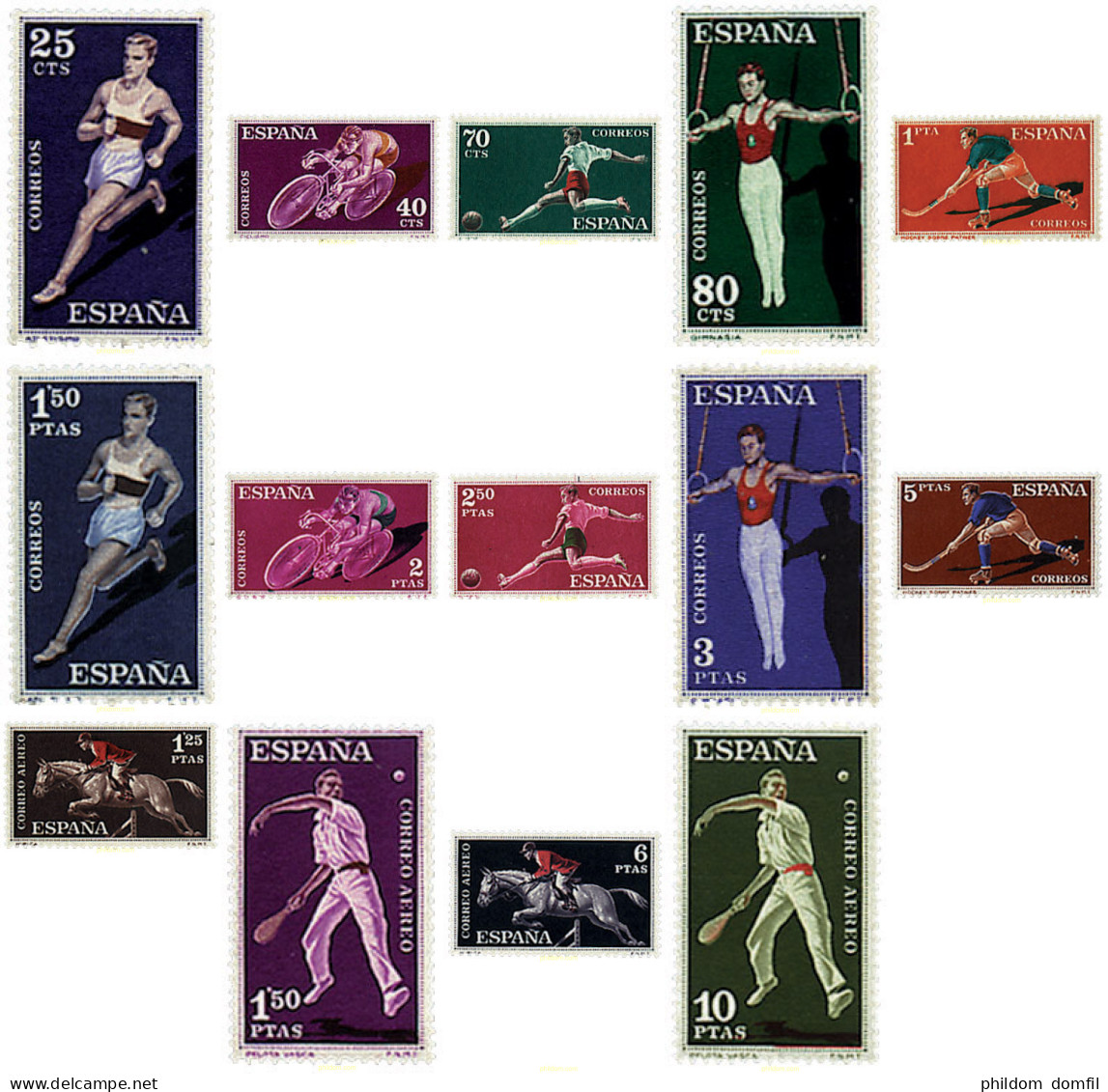 84427 MNH ESPAÑA 1960 DEPORTES - Ungebraucht