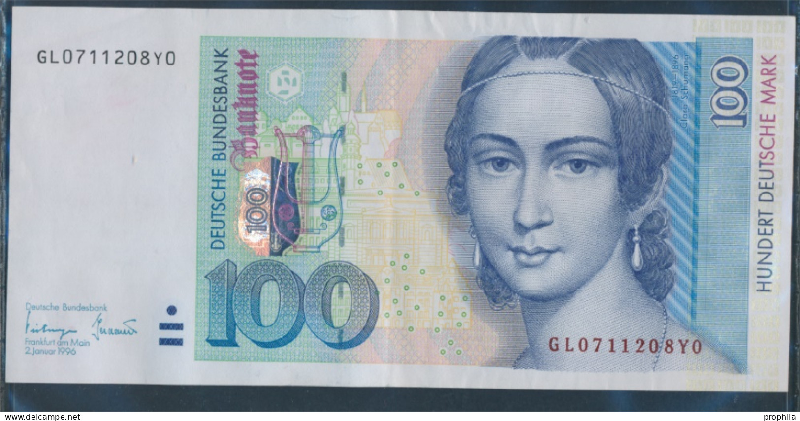 BRD Rosenbg: 310a Serien: GL Gebraucht (III) 1996 100 Mark (10288308 - 100 Deutsche Mark