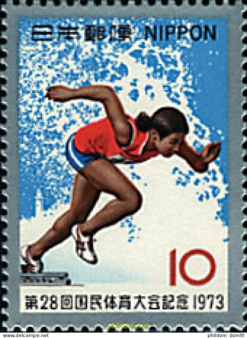 26696 MNH JAPON 1973 28 ENCUENTRO DEPORTIVO NACIONAL. - Neufs