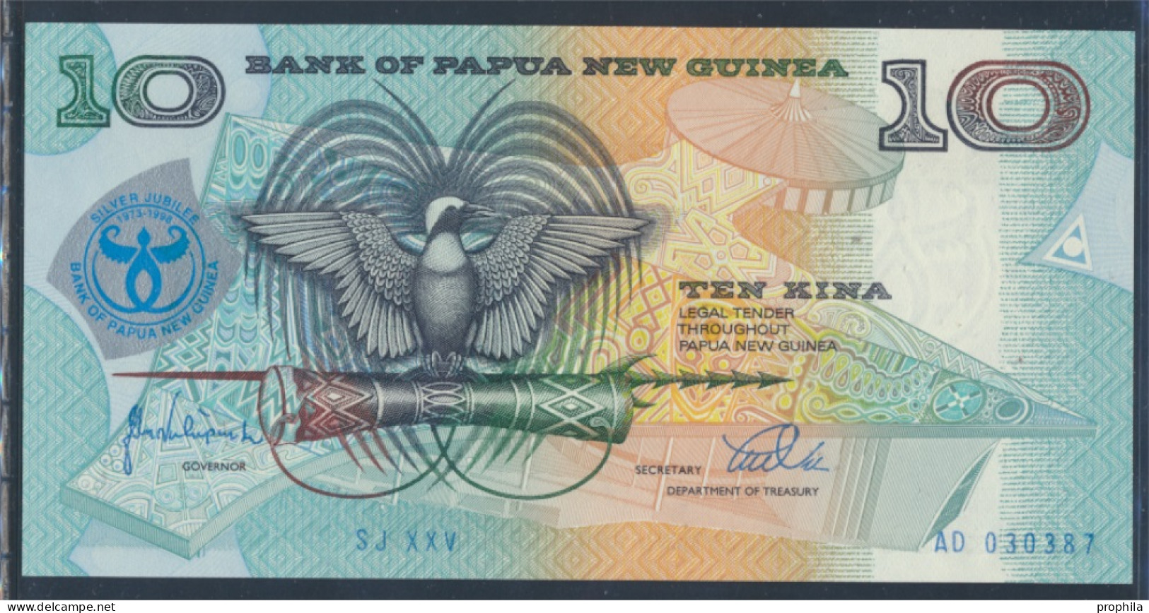 Papua-Neuguinea Pick-Nr: 17a Bankfrisch 1998 10 Kina (8345812 - Papua New Guinea