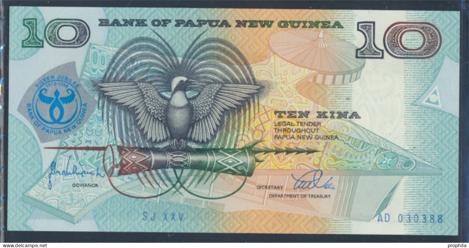 Papua-Neuguinea Pick-Nr: 17a Bankfrisch 1998 10 Kina (8345813 - Papua New Guinea