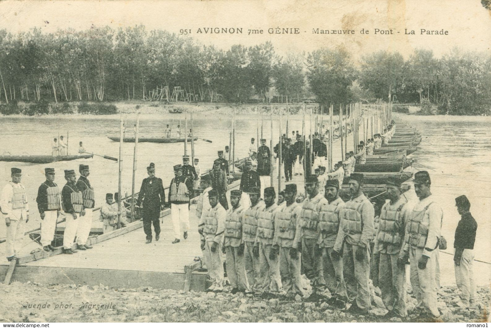 84)   AVIGNON -  7 Me Génie  -  Manœuvre De Pont  -  La Parade - Avignon