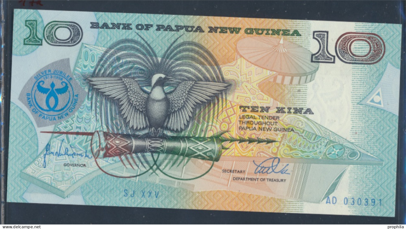 Papua-Neuguinea Pick-Nr: 17a Bankfrisch 1998 10 Kina (8345816 - Papua New Guinea