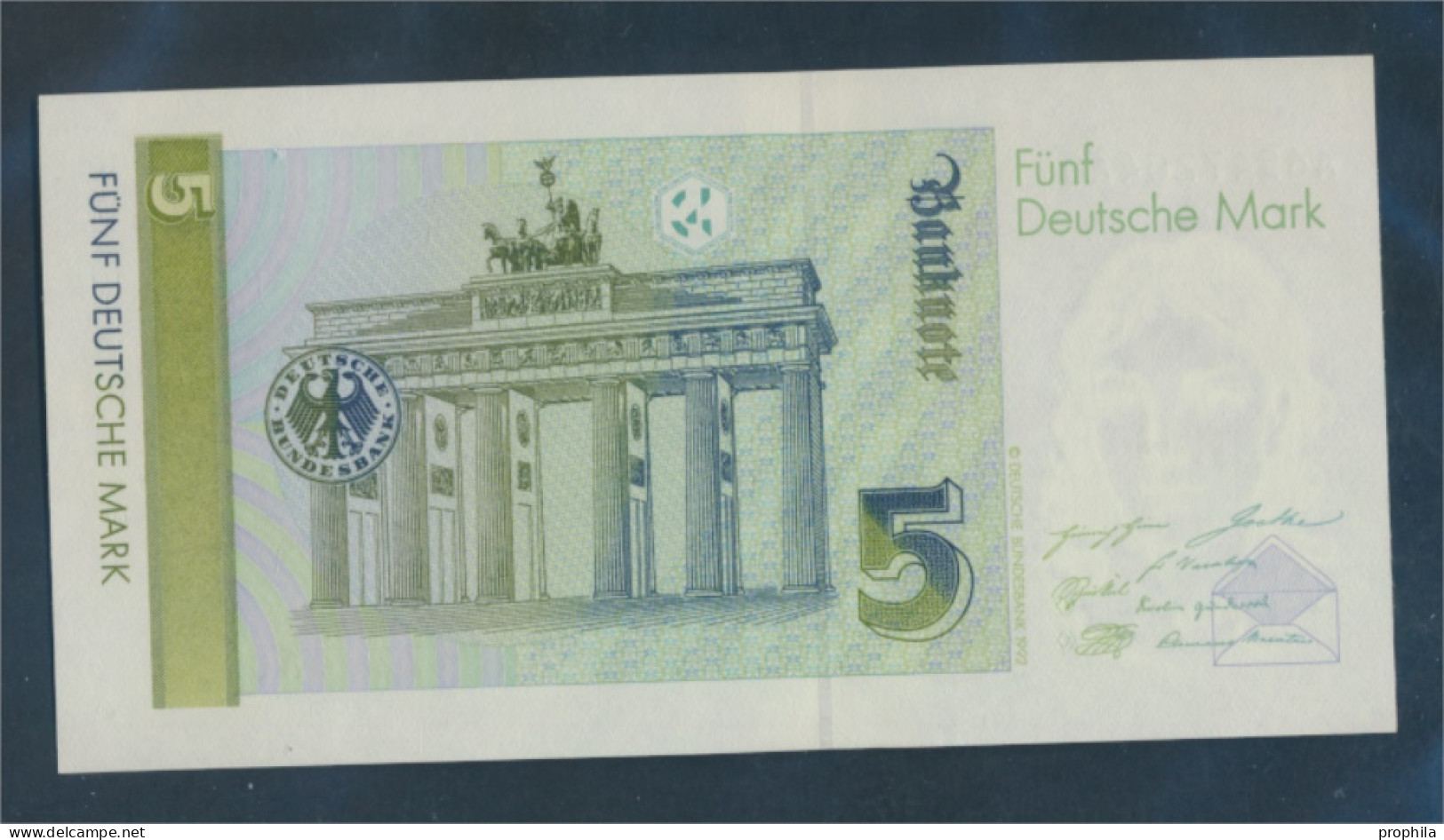 BRD Rosenbg: 296a, Serien: A Bankfrisch 1991 5 Deutsche Mark (10288347 - 5 DM