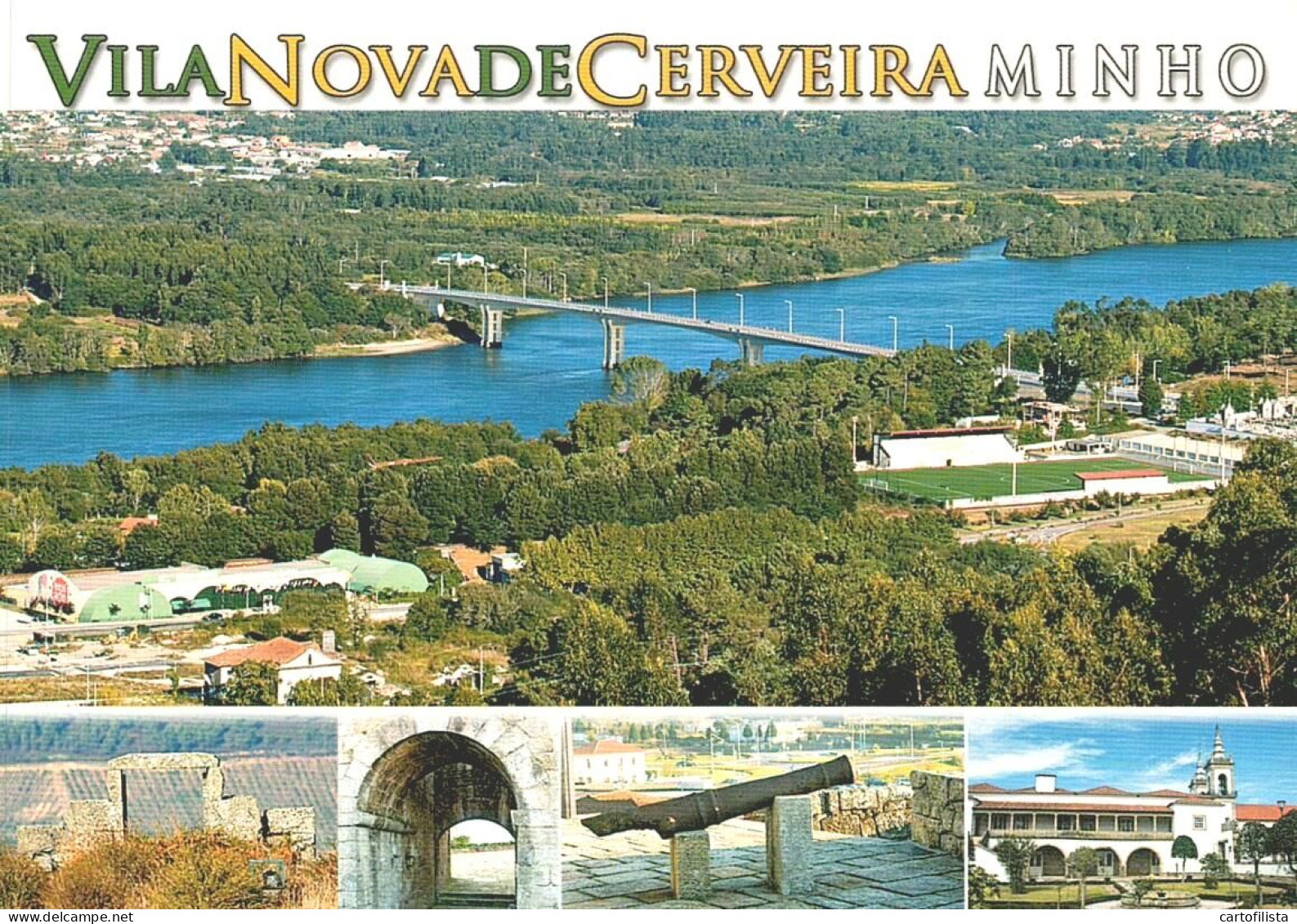 VILA NOVA DE CERVEIRA - Vista Panorâmica  (2 Scans) - Viana Do Castelo