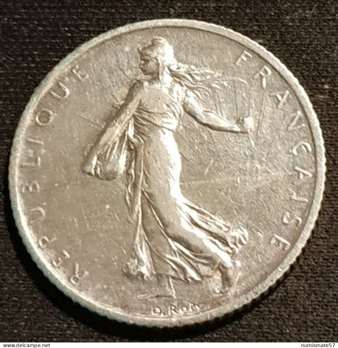 FRANCE - 1 FRANC 1912 - Semeuse - Argent - Silver - Gad 467 - KM 844 - 1 Franc