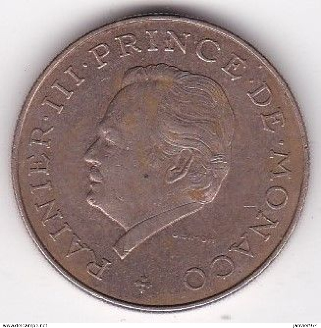 Monaco 10 Francs 1949 – 1974 , 25e Anniversaire De Règne , Rainier III, En Cupro Nickel Aluminium - 1960-2001 New Francs