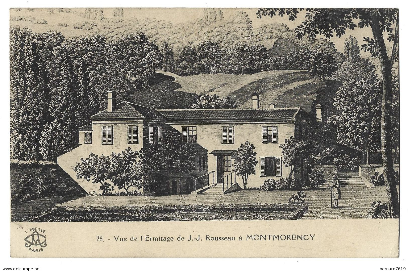 95  Montmorency - Vue De L'ermitage De Jj Rousseau - Montmorency