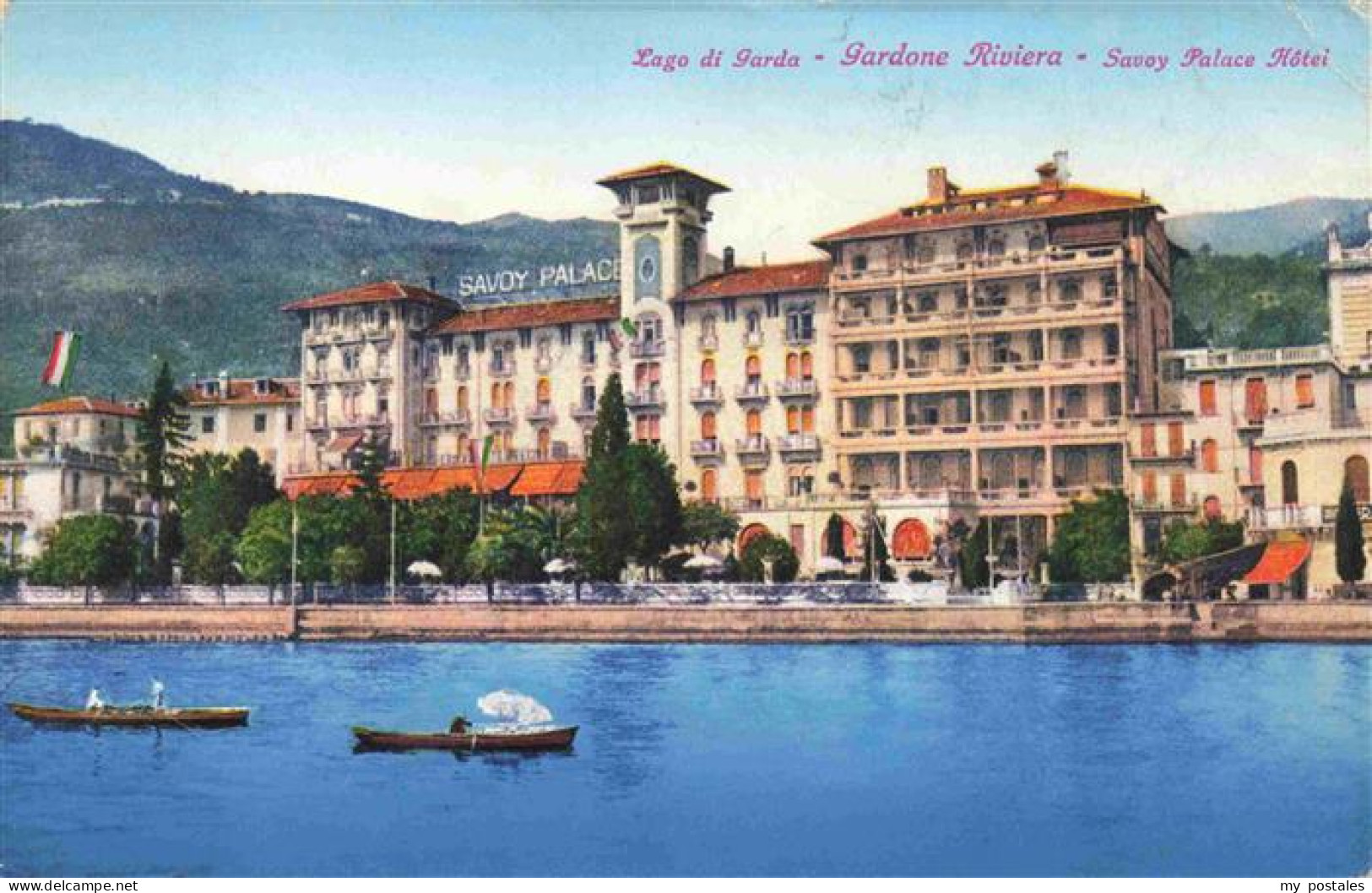 73976359 Gardone_Riviera_di_Garda_IT Savoy Palace Hotel Ansicht Vom Gardasee Aus - Sonstige & Ohne Zuordnung