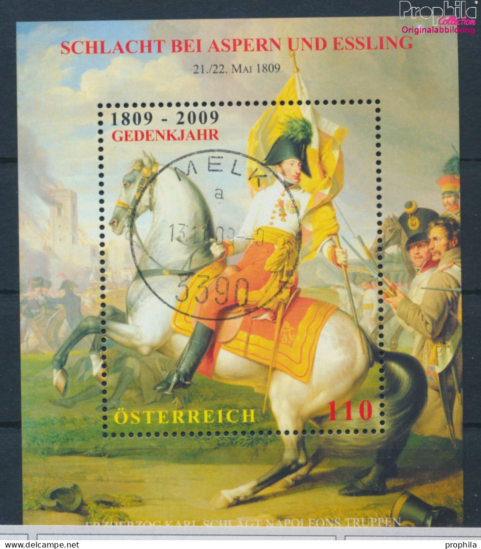 Österreich Block52 (kompl.Ausg.) Gestempelt 2009 Schlacht Bei Aspern Und Essling (10404546 - Used Stamps