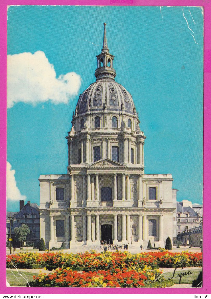 294160 / France - PARIS Les Invalides PC 1976 Paris Gare Montparnasse USED 0.80 Fr. Marianne De Béquet , Frankreich - 1971-1976 Marianne Van Béquet