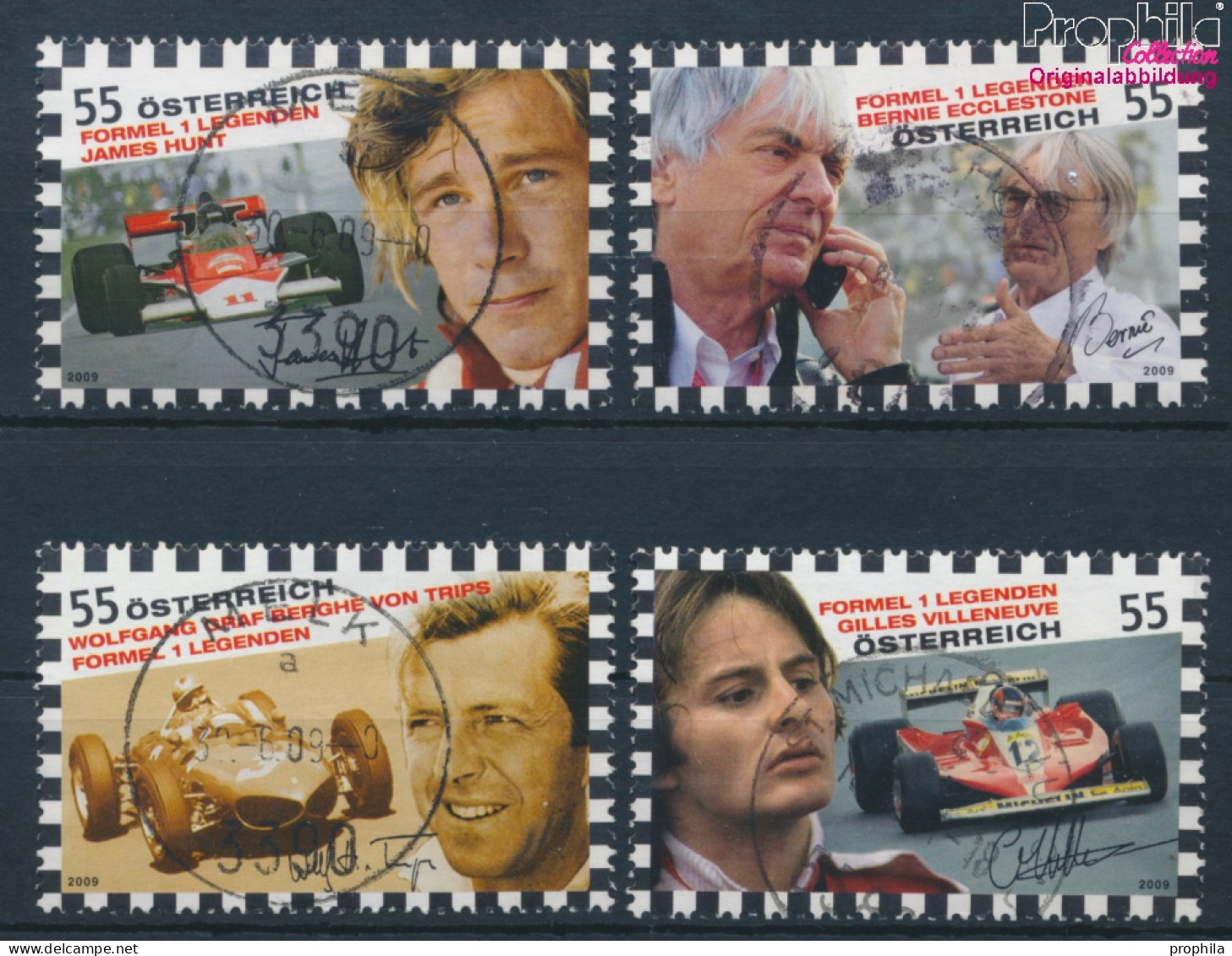 Österreich 2809-2812 (kompl.Ausg.) Gestempelt 2009 Formel-1-Rennfahrer (10404545 - Used Stamps