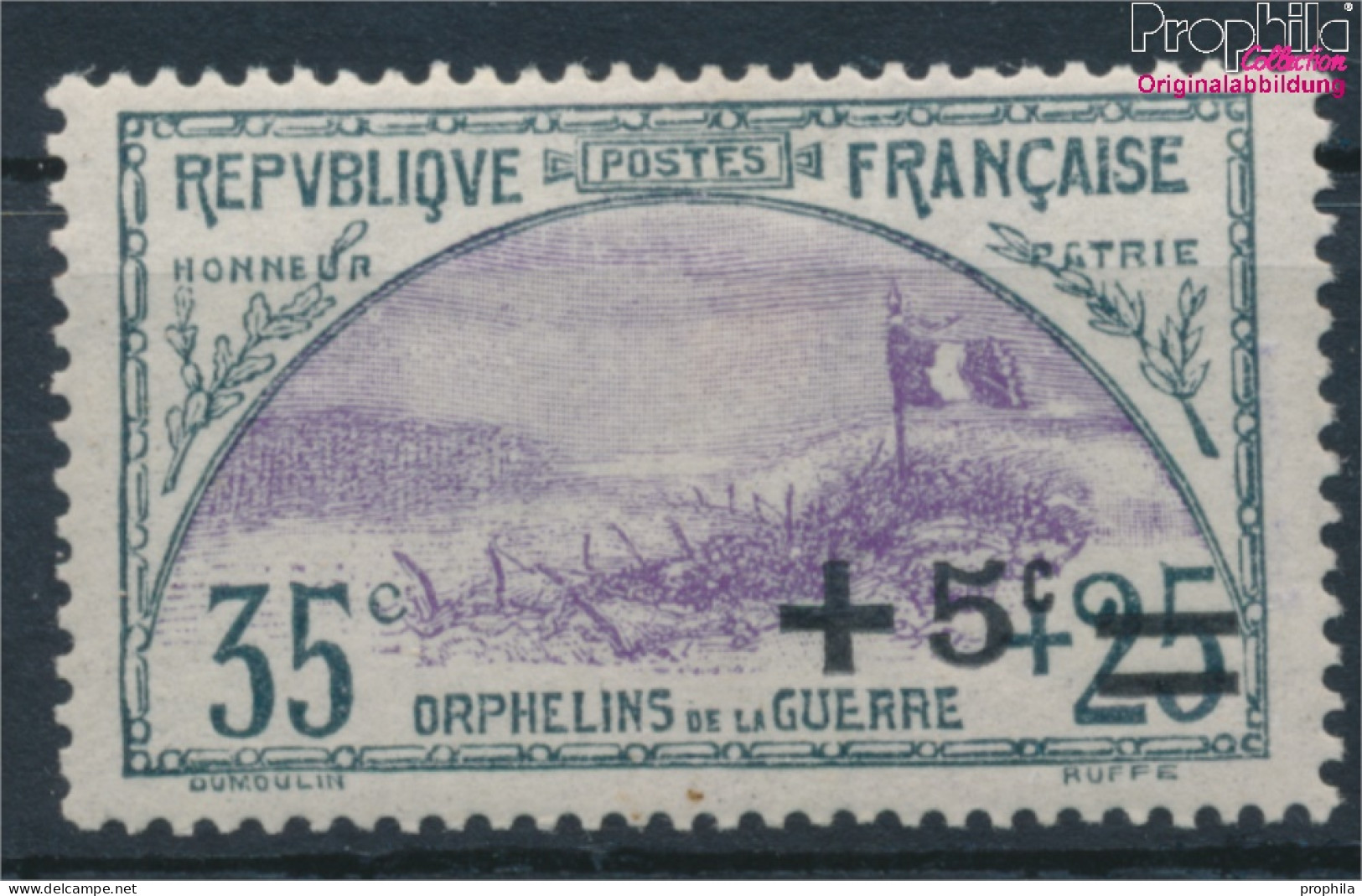 Frankreich 148 Mit Falz 1922 Kriegswaisen (10391144 - Unused Stamps