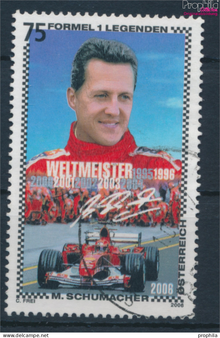 Österreich 2662 (kompl.Ausg.) Inschrift 1995,1996... Gestempelt 2007 Formel-1 Michael Schumacher (10404477 - Oblitérés