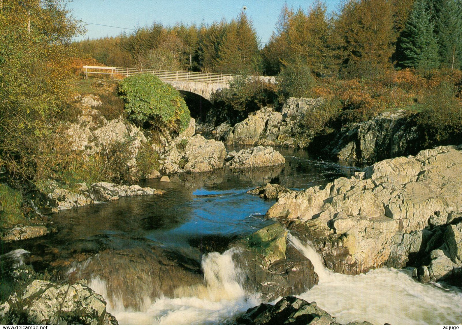 CPM- Ecosse- The Minnoch Falls On The River Cree Below Minnoch Bridge * Cf. Scans * - Autres & Non Classés
