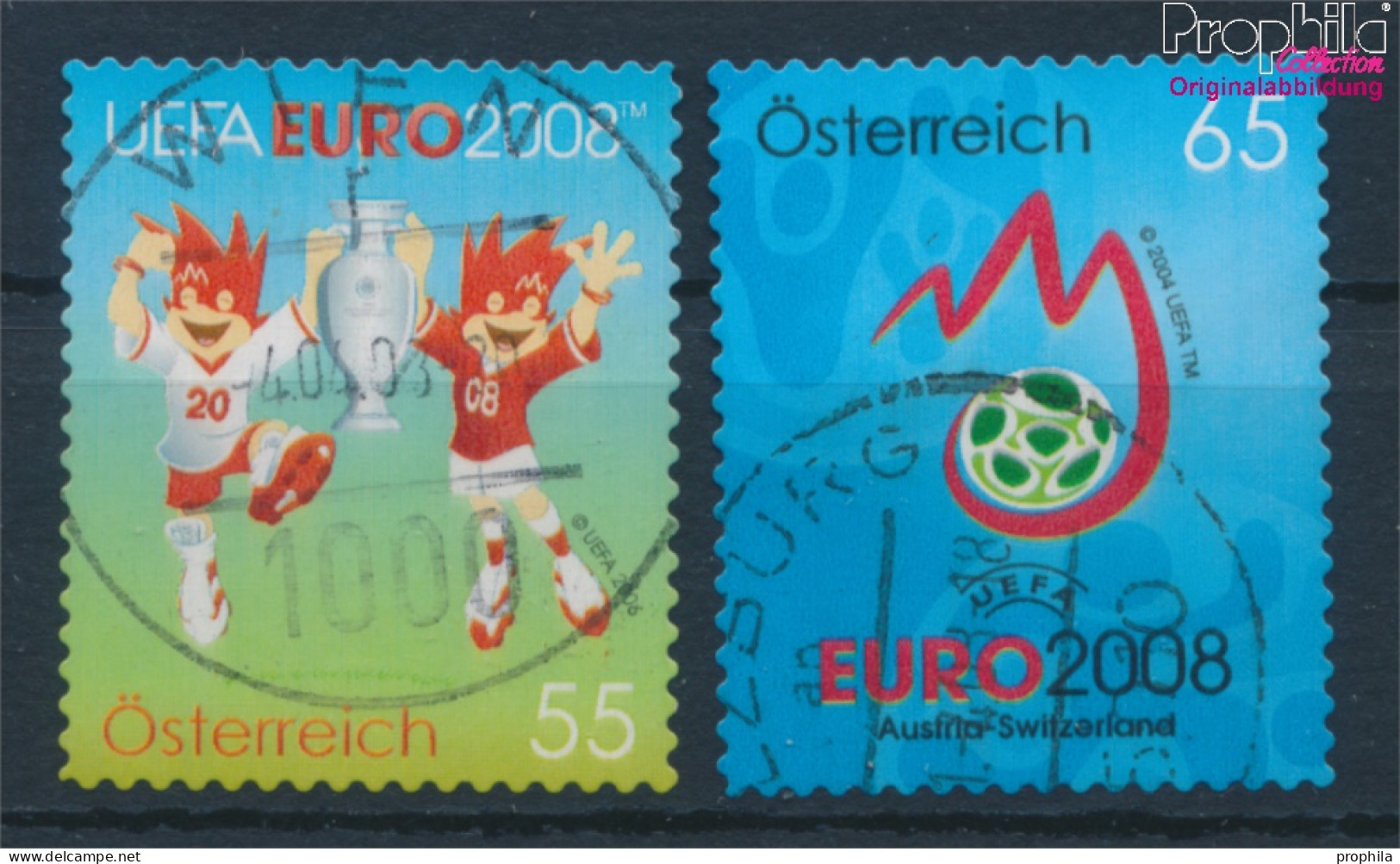 Österreich 2706-2707 (kompl.Ausg.) Gestempelt 2008 Fußball-EM (10404504 - Usados