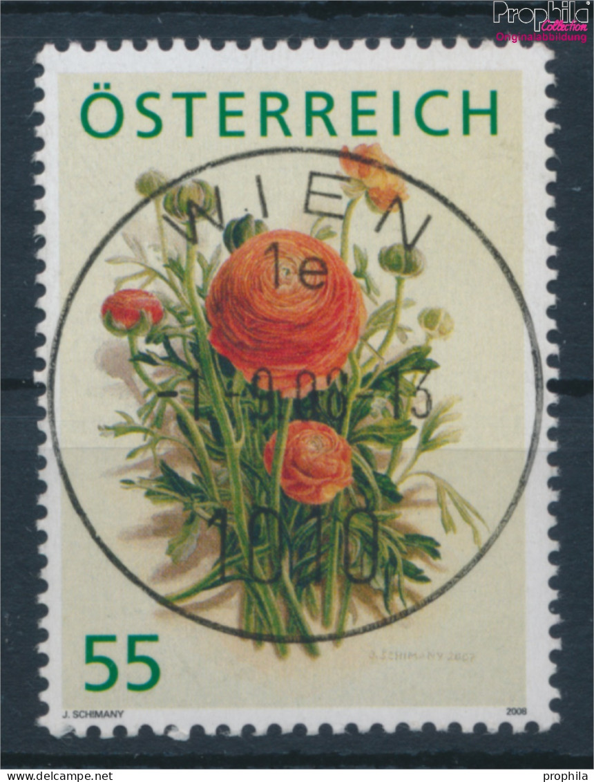 Österreich 2760 (kompl.Ausg.) Gestempelt 2008 Ranunkel (10404520 - Used Stamps