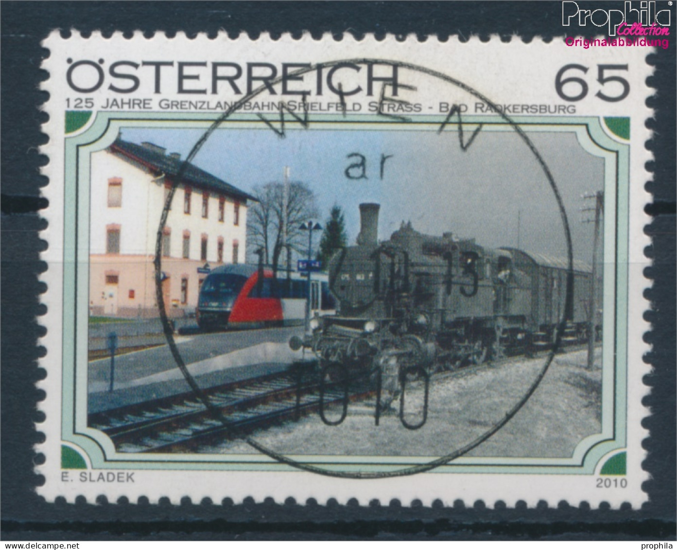 Österreich 2882 (kompl.Ausg.) Gestempelt 2010 Eisenbahnen - Grenzlandbahn (10404580 - Gebraucht