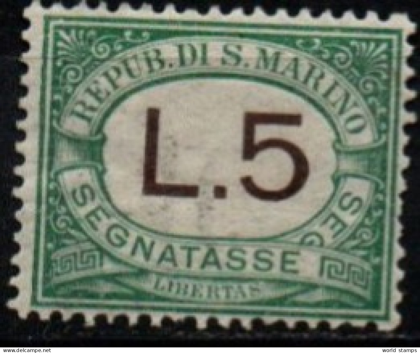 SAINT-MARIN 1924 * - Timbres-taxe