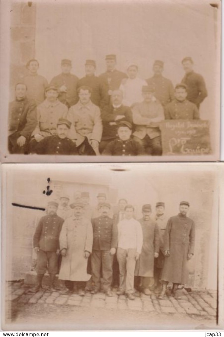 MILITARIA  -  HOPITAL BENEVOLE  -  1914-1915  -  LOT DE 4 PHOTOS  - - Oorlog, Militair