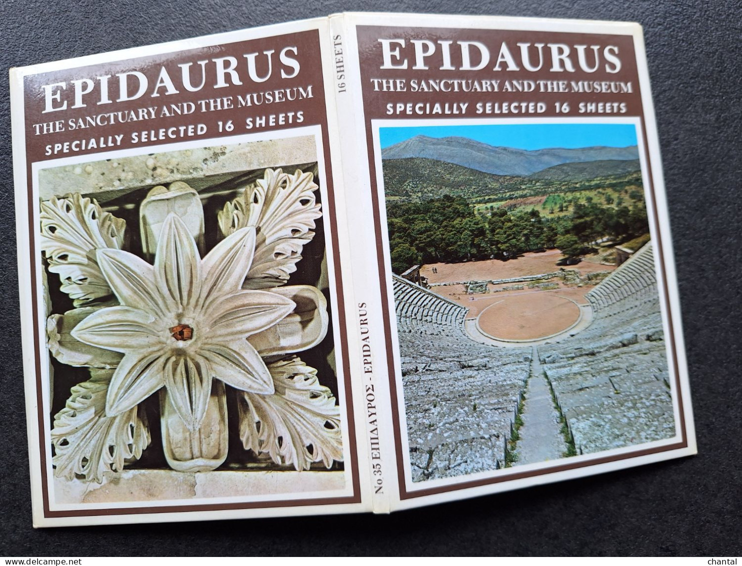 Carnet De 16 CPAS Epidaurus - "the Sanctuary And The Museum" - Grèce