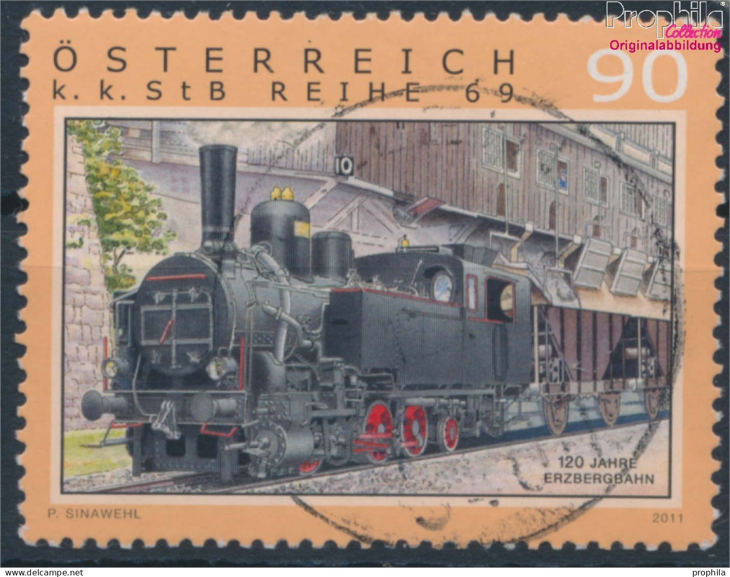 Österreich 2955 (kompl.Ausg.) Gestempelt 2011 Eisenbahn - Reihe 69 Erzbergbahn (10404624 - Used Stamps