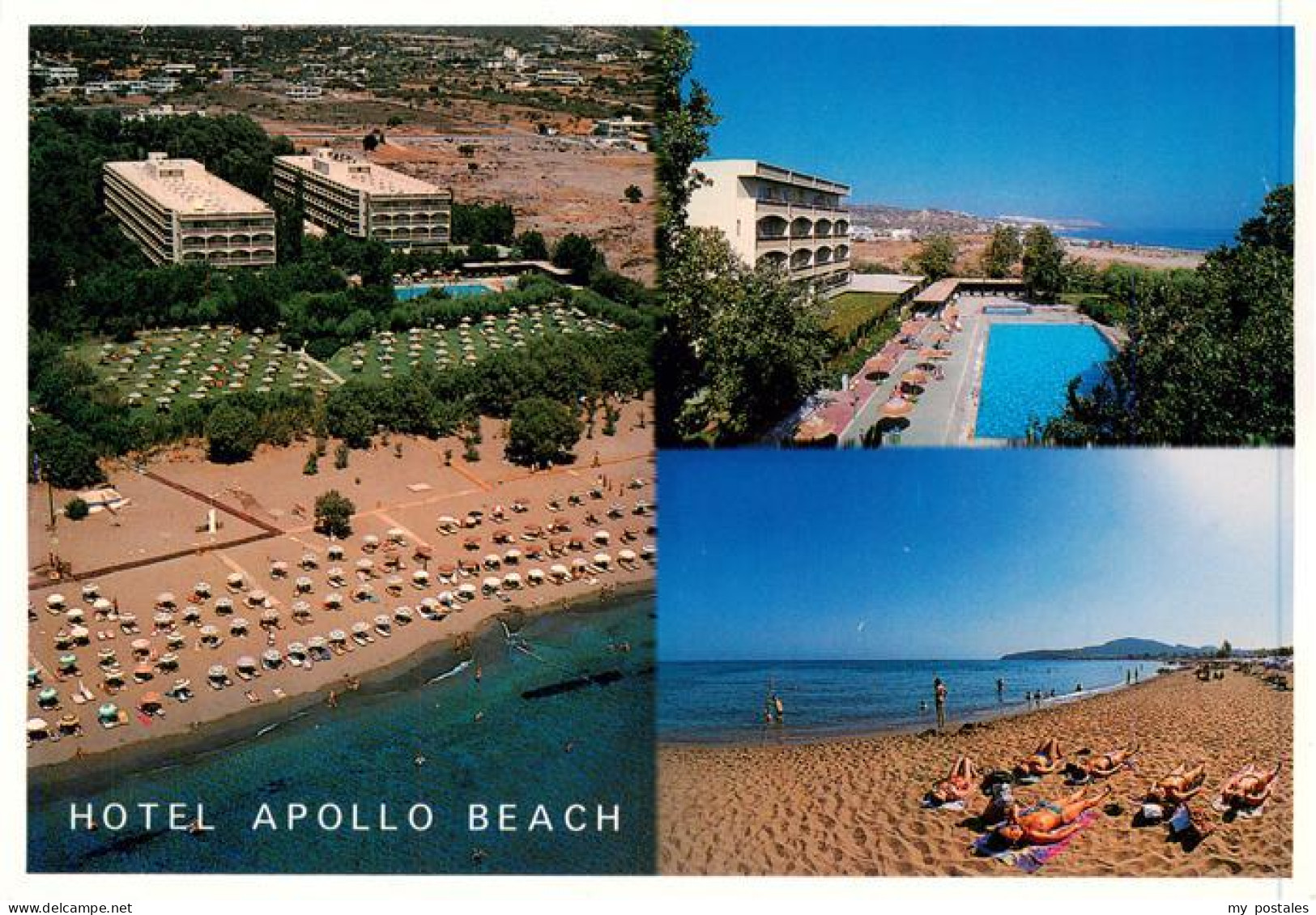 73946214 Faliraki_Rhodos_Greece Hotel Apollo Beach Pool Strand - Greece