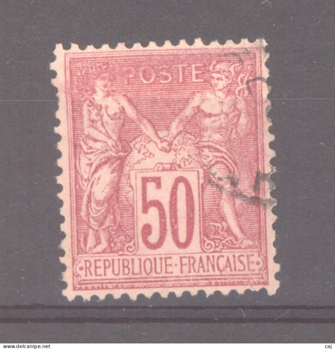 CLX  3693  -  France  :  Yv  98  (o)   Très Bon Centrage - 1876-1898 Sage (Type II)