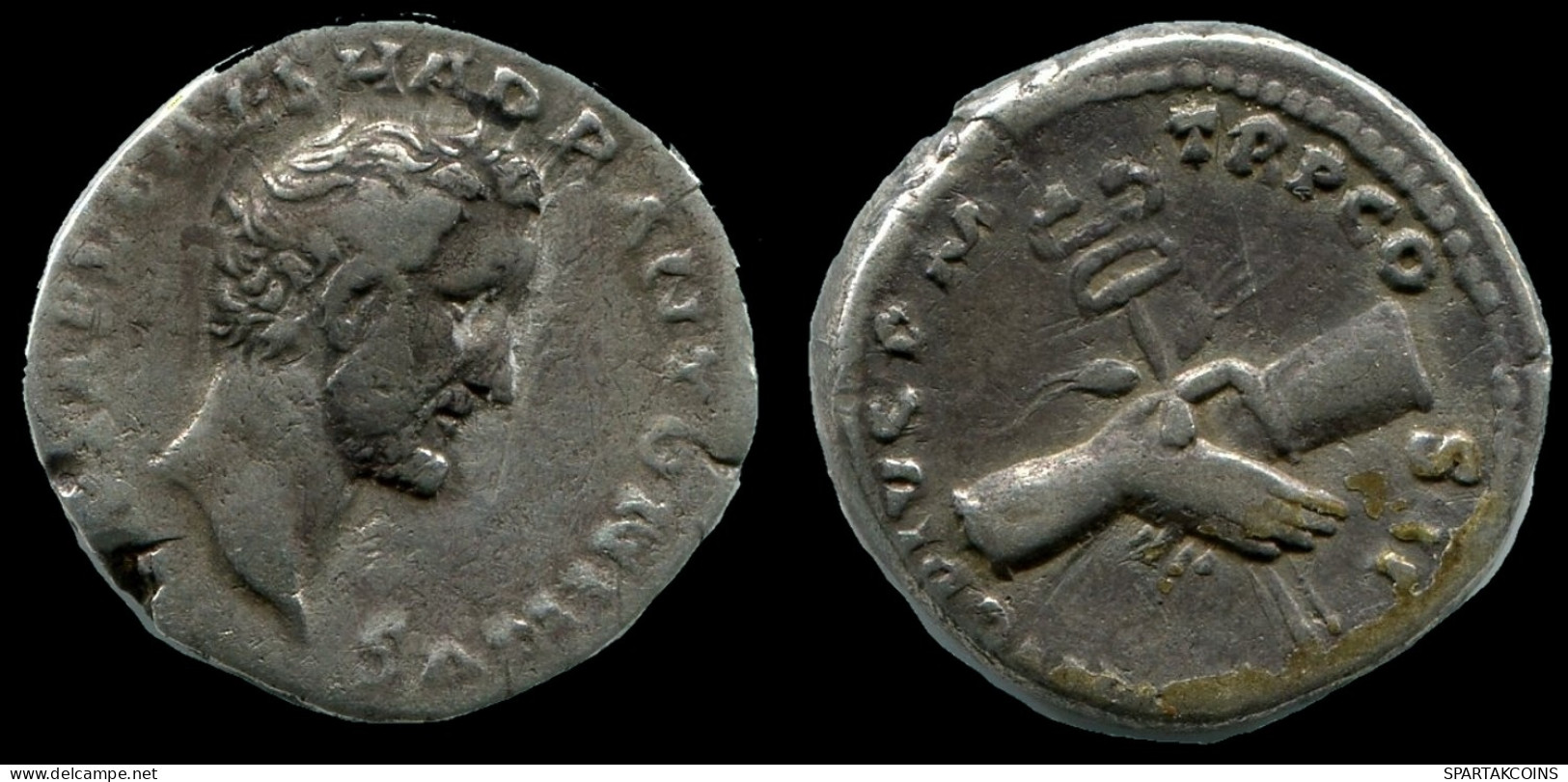 ANTONINUS PIUS AR DENARIUS AD 139 CLASPED HANDS RIC 38 #ANC12328.78.F.A - Les Antonins (96 à 192)