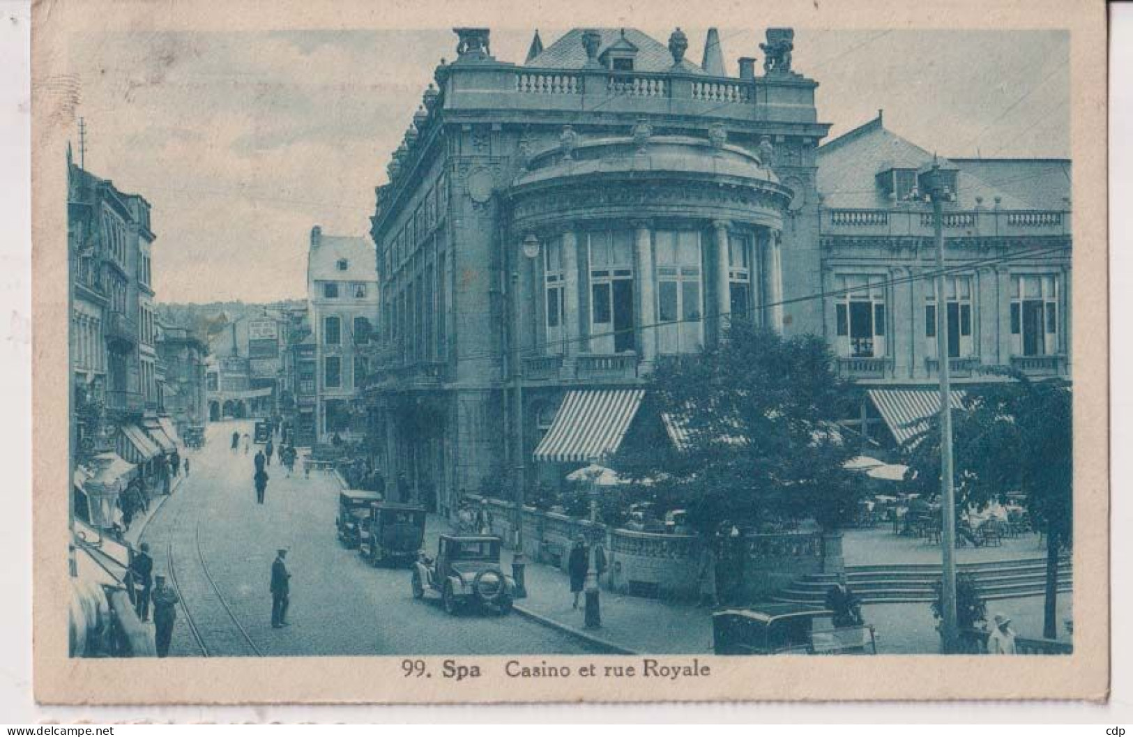 Cpa Spa  Casino  Bleue 1932 - Spa