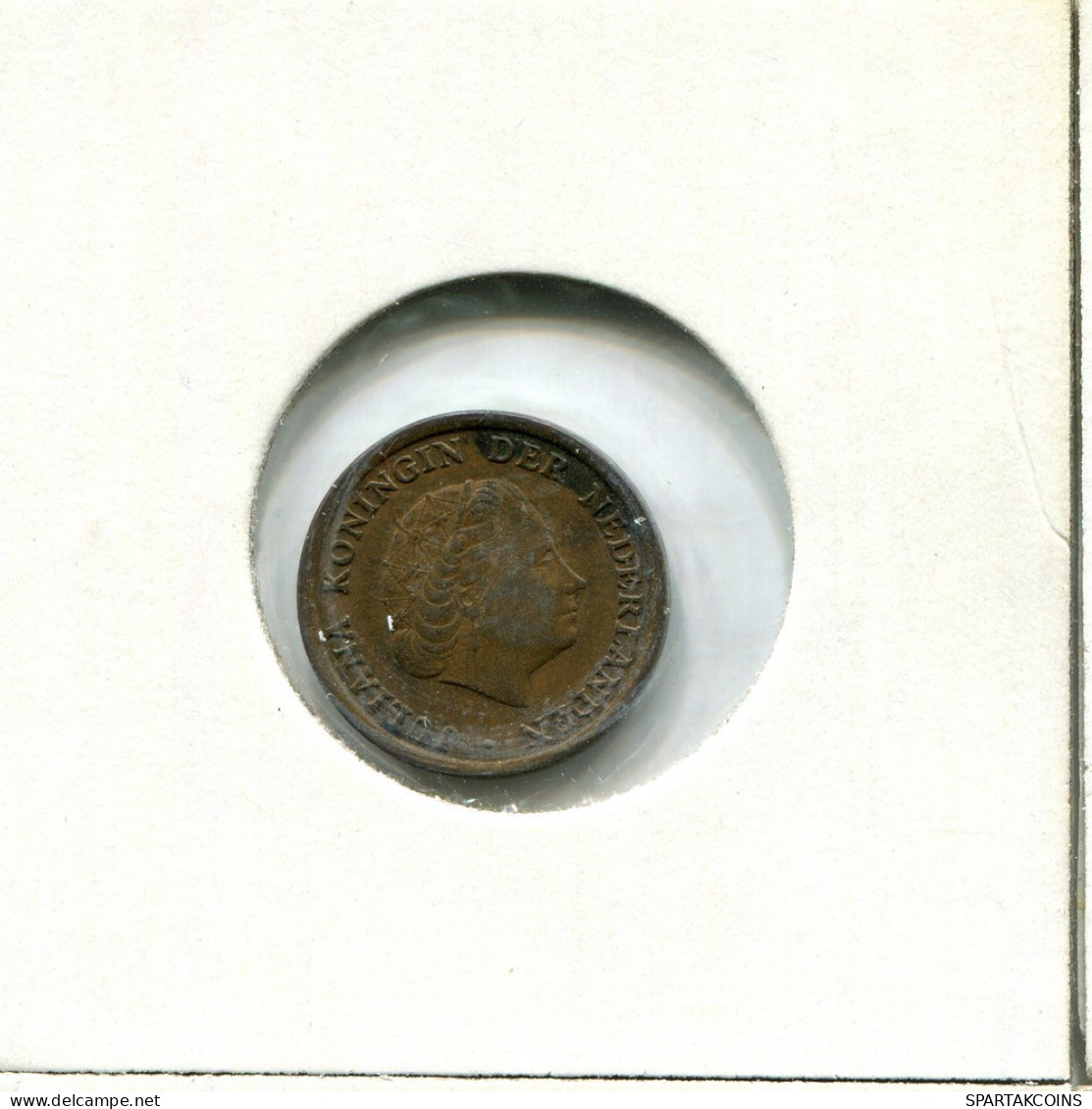 1 CENT 1966 NEERLANDÉS NETHERLANDS Moneda #AU501.E.A - 1948-1980: Juliana
