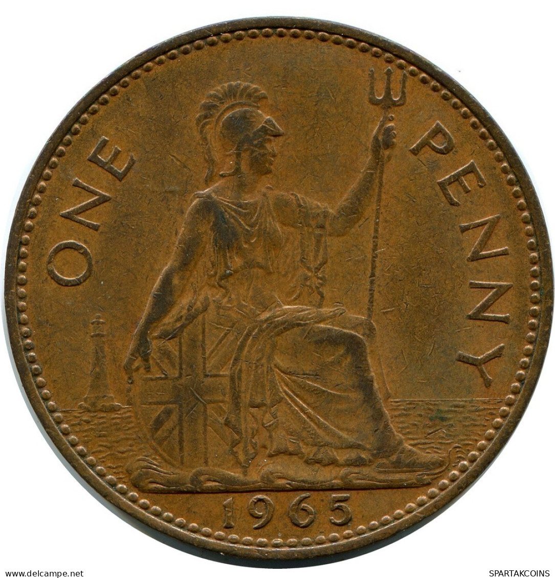 PENNY 1963 UK GBAN BRETAÑA GREAT BRITAIN Moneda #AZ762.E.A - D. 1 Penny