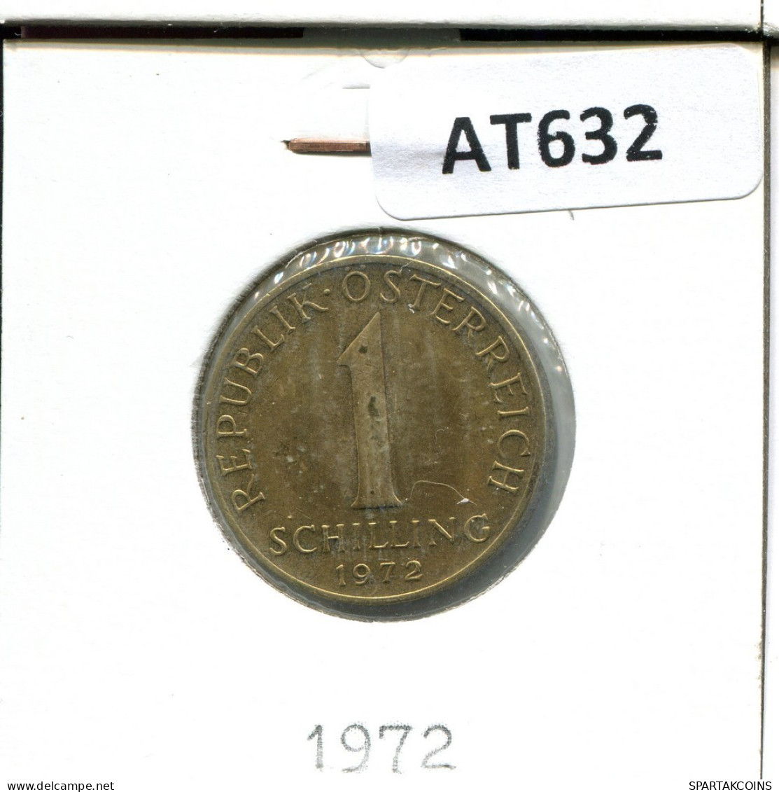 1 SCHILLING 1972 AUSTRIA Coin #AT632.U.A - Austria