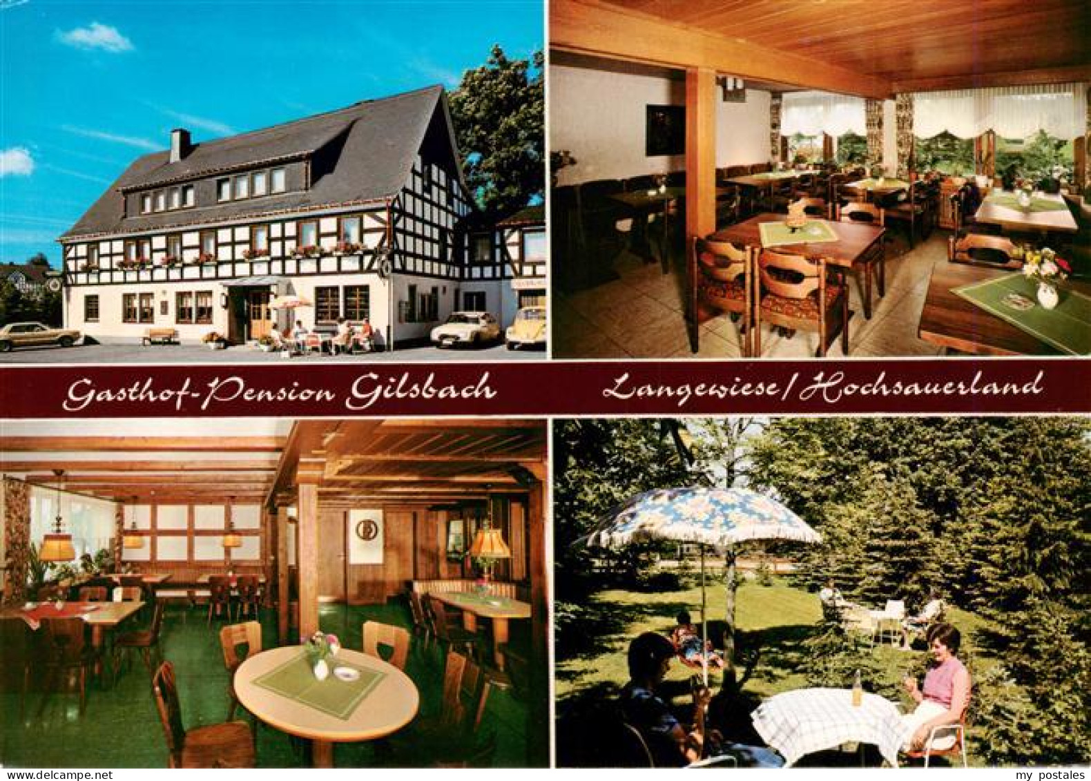 73946180 Langewiese_Winterberg Gasthof Pension Gilsbach Restaurant Garten - Winterberg