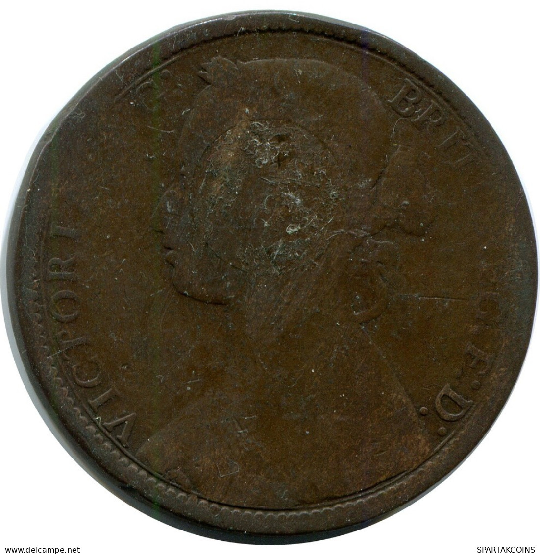 PENNY 1874 UK GROßBRITANNIEN GREAT BRITAIN Münze #AZ737.D.A - D. 1 Penny