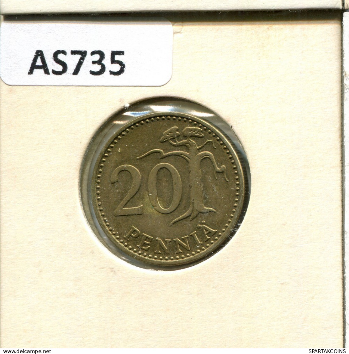 20 PENNYA 1976 FINNLAND FINLAND Münze #AS735.D.A - Finlande